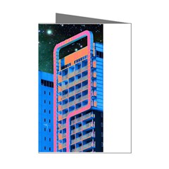 Fantasy City Architecture Building Cityscape Mini Greeting Cards (pkg Of 8) by Cemarart