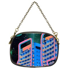 Fantasy City Architecture Building Cityscape Chain Purse (one Side) by Cemarart