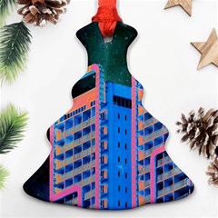 Fantasy City Architecture Building Cityscape Ornament (christmas Tree) 