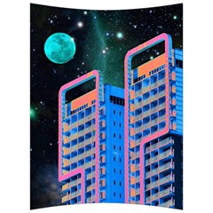 Fantasy City Architecture Building Cityscape Back Support Cushion by Cemarart