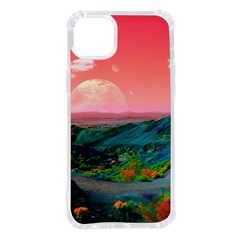 Unicorn Valley Aesthetic Clouds Landscape Mountain Nature Pop Art Surrealism Retrowave Iphone 14 Plus Tpu Uv Print Case by Cemarart