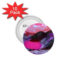 Late Night Feelings Aesthetic Clouds Color Manipulation Landscape Mountain Nature Surrealism Psicode 1 75  Buttons (10 Pack) by Cemarart