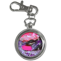 Late Night Feelings Aesthetic Clouds Color Manipulation Landscape Mountain Nature Surrealism Psicode Key Chain Watches by Cemarart