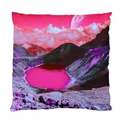 Late Night Feelings Aesthetic Clouds Color Manipulation Landscape Mountain Nature Surrealism Psicode Standard Cushion Case (one Side)