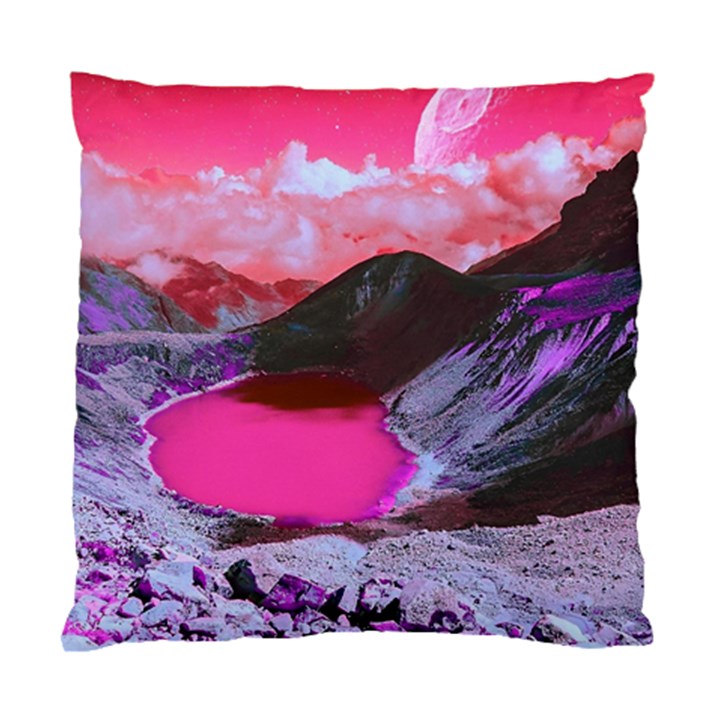 Late Night Feelings Aesthetic Clouds Color Manipulation Landscape Mountain Nature Surrealism Psicode Standard Cushion Case (Two Sides)