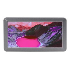 Late Night Feelings Aesthetic Clouds Color Manipulation Landscape Mountain Nature Surrealism Psicode Memory Card Reader (mini) by Cemarart