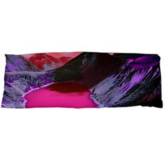 Late Night Feelings Aesthetic Clouds Color Manipulation Landscape Mountain Nature Surrealism Psicode Body Pillow Case (dakimakura) by Cemarart