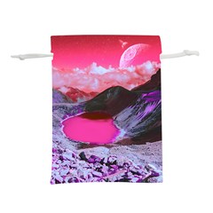 Late Night Feelings Aesthetic Clouds Color Manipulation Landscape Mountain Nature Surrealism Psicode Lightweight Drawstring Pouch (s) by Cemarart