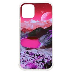 Late Night Feelings Aesthetic Clouds Color Manipulation Landscape Mountain Nature Surrealism Psicode Iphone 12/12 Pro Tpu Uv Print Case by Cemarart