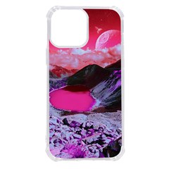 Late Night Feelings Aesthetic Clouds Color Manipulation Landscape Mountain Nature Surrealism Psicode Iphone 13 Pro Max Tpu Uv Print Case by Cemarart