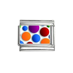 Abstract Dots Colorful Italian Charm (9mm) by nateshop