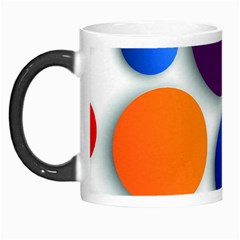 Abstract Dots Colorful Morph Mug by nateshop