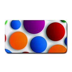 Abstract Dots Colorful Medium Bar Mat by nateshop