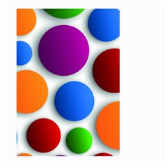 Abstract Dots Colorful Large Garden Flag (two Sides) by nateshop