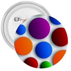 Abstract Dots Colorful 3  Buttons