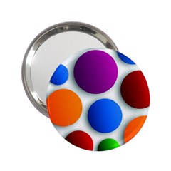 Abstract Dots Colorful 2 25  Handbag Mirrors by nateshop