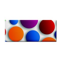 Abstract Dots Colorful Hand Towel by nateshop