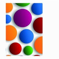 Abstract Dots Colorful Small Garden Flag (two Sides) by nateshop