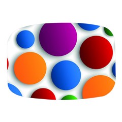 Abstract Dots Colorful Mini Square Pill Box by nateshop