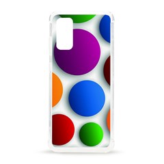 Abstract Dots Colorful Samsung Galaxy S20 6 2 Inch Tpu Uv Case by nateshop