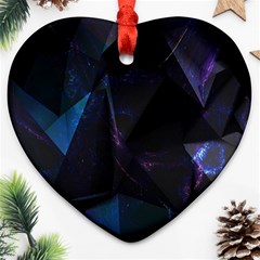 Abstract, Black, Purple, Ornament (heart) by nateshop