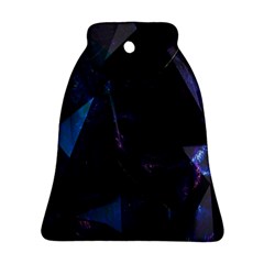 Abstract, Black, Purple, Bell Ornament (two Sides) by nateshop