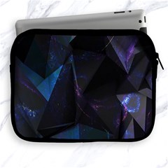 Abstract, Black, Purple, Apple Ipad 2/3/4 Zipper Cases by nateshop