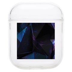 Abstract, Black, Purple, Soft Tpu Airpods 1/2 Case by nateshop