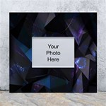 Abstract, Black, Purple, White Wall Photo Frame 5  x 7  Front