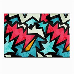 Abstract, Colorful, Colors Postcards 5  X 7  (pkg Of 10)