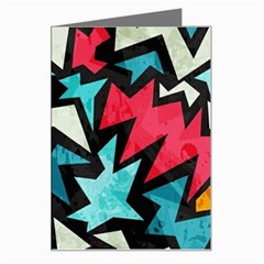 Abstract, Colorful, Colors Greeting Card by nateshop