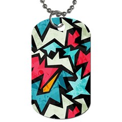 Abstract, Colorful, Colors Dog Tag (one Side) by nateshop