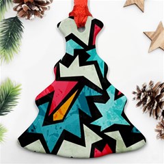 Abstract, Colorful, Colors Christmas Tree Ornament (two Sides) by nateshop