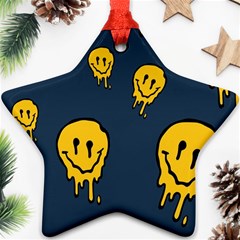 Aesthetic, Blue, Mr, Patterns, Yellow, Tumblr, Hello, Dark Ornament (star) by nateshop