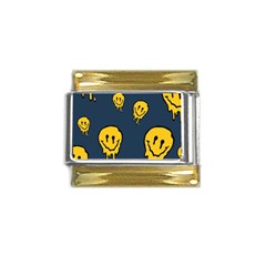 Aesthetic, Blue, Mr, Patterns, Yellow, Tumblr, Hello, Dark Gold Trim Italian Charm (9mm)