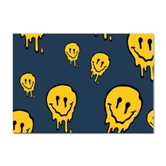 Aesthetic, Blue, Mr, Patterns, Yellow, Tumblr, Hello, Dark Sticker A4 (100 Pack) by nateshop