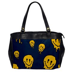 Aesthetic, Blue, Mr, Patterns, Yellow, Tumblr, Hello, Dark Oversize Office Handbag by nateshop