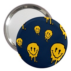 Aesthetic, Blue, Mr, Patterns, Yellow, Tumblr, Hello, Dark 3  Handbag Mirrors by nateshop