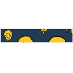 Aesthetic, Blue, Mr, Patterns, Yellow, Tumblr, Hello, Dark Large Premium Plush Fleece Scarf  Front