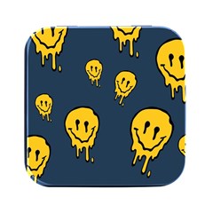 Aesthetic, Blue, Mr, Patterns, Yellow, Tumblr, Hello, Dark Square Metal Box (black) by nateshop