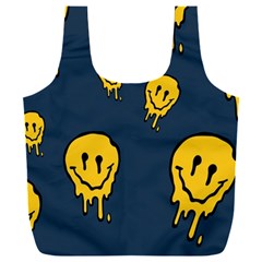 Aesthetic, Blue, Mr, Patterns, Yellow, Tumblr, Hello, Dark Full Print Recycle Bag (xxxl) by nateshop