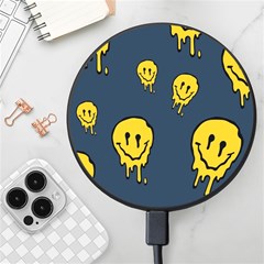 Aesthetic, Blue, Mr, Patterns, Yellow, Tumblr, Hello, Dark Wireless Fast Charger(black) by nateshop