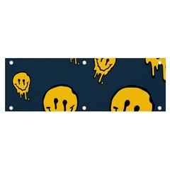 Aesthetic, Blue, Mr, Patterns, Yellow, Tumblr, Hello, Dark Banner And Sign 6  X 2  by nateshop