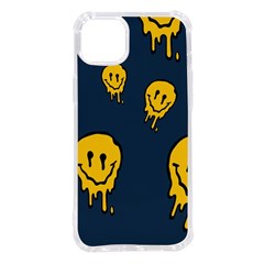 Aesthetic, Blue, Mr, Patterns, Yellow, Tumblr, Hello, Dark Iphone 14 Plus Tpu Uv Print Case by nateshop