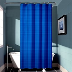 Blue Abstract, Background Pattern, Texture Shower Curtain 36  X 72  (stall)  by nateshop