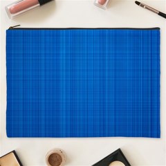 Blue Abstract, Background Pattern, Texture Cosmetic Bag (xxxl) by nateshop