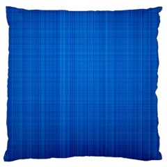 Blue Abstract, Background Pattern, Texture Standard Premium Plush Fleece Cushion Case (two Sides) by nateshop