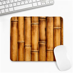 Brown Bamboo Texture  Large Mousepad by nateshop