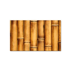 Brown Bamboo Texture  Sticker (rectangular) by nateshop