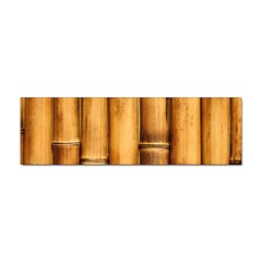 Brown Bamboo Texture  Sticker (bumper) by nateshop